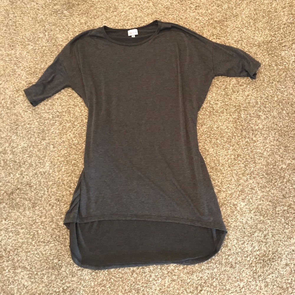 LuLaRoe Gray Irma Shirt